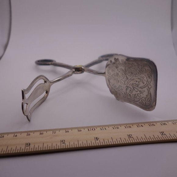 Vintage Zinc Alloy Made in Hong Kong Sandwich Tongs - Picture 15 of 16